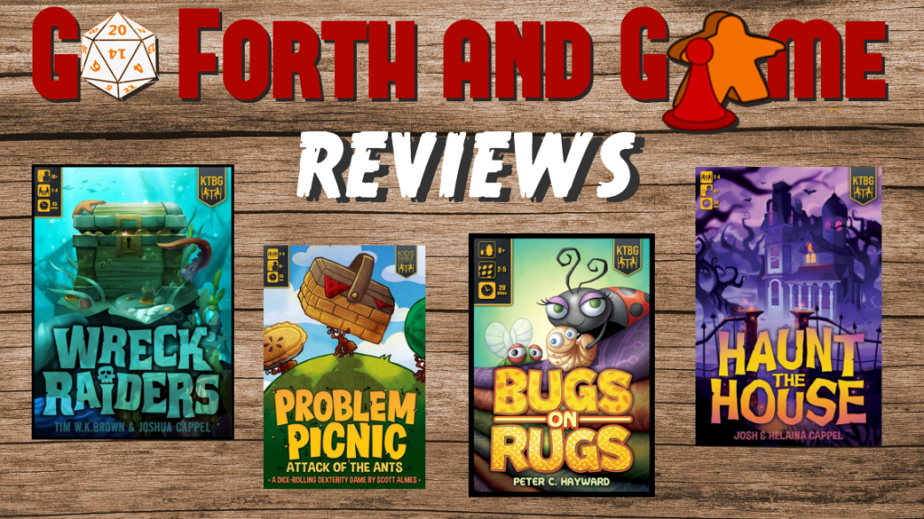 Views From The Kids Table – Reviews of Haunt The House, Wreck Raiders, & Bugs on Rugs