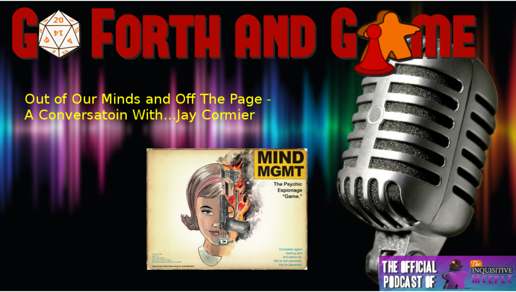 Off The Page and Out of Our Mind MGMT – A Conversation With…Jay Cormier